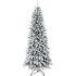 Slim Snow-covered Christmas tree 180cm Giulia Grillo - 1