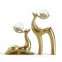 Ornement design Le cerf de cristal d'or