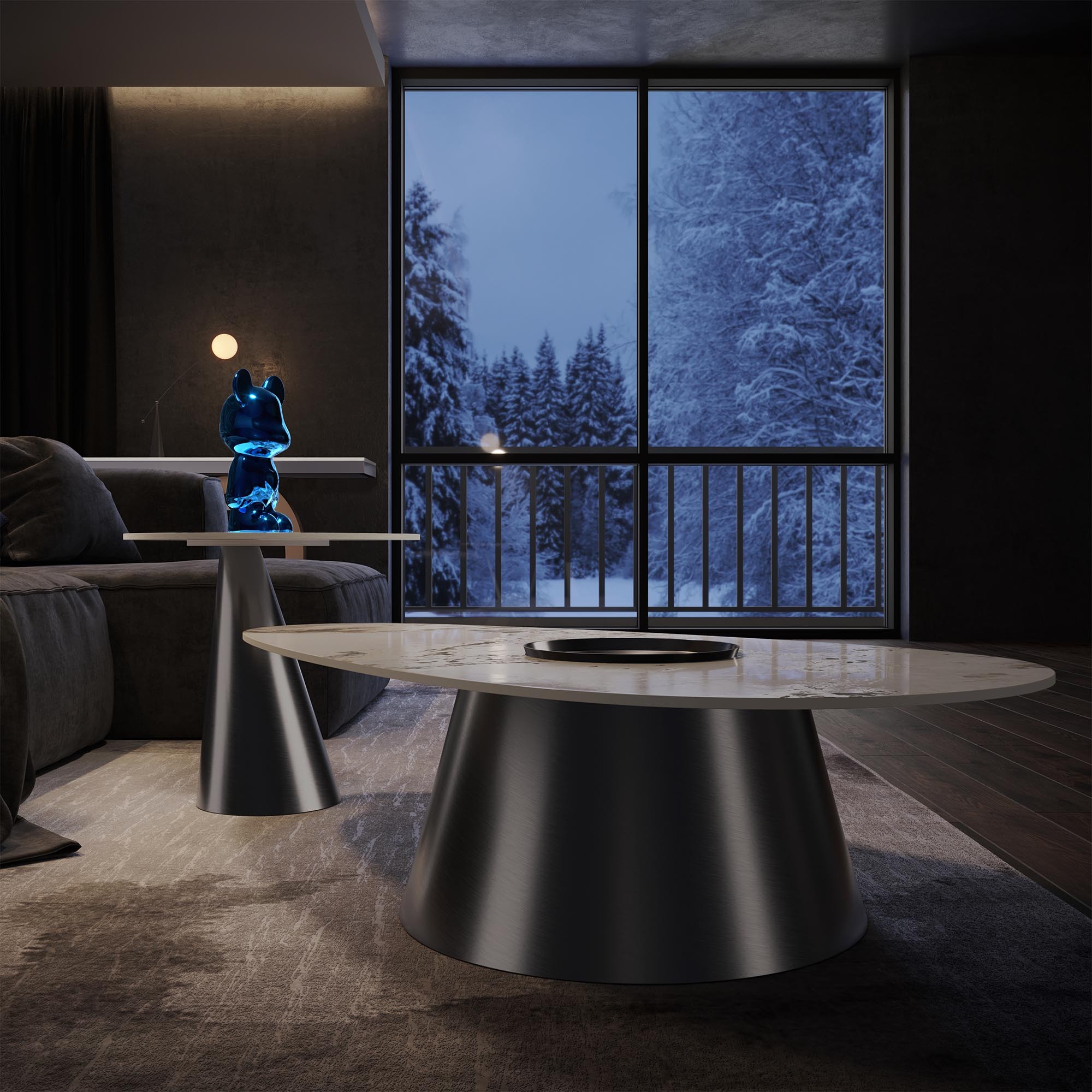 Giulia Grillo Coffee Table Suspended Design coffee table