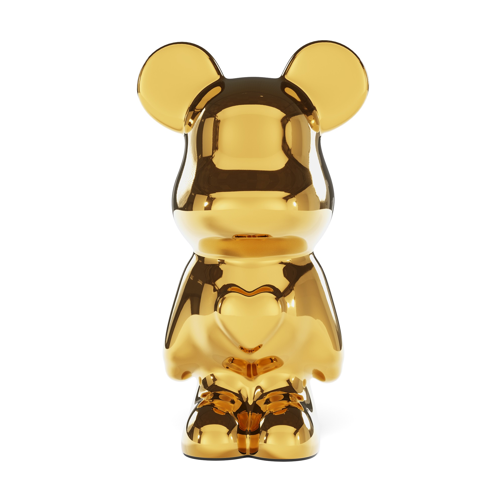 Giulia Grillo Love Bear Design Ornament - Gold Edition