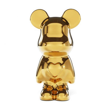 Love Bear Design Ornament - Gold Edition