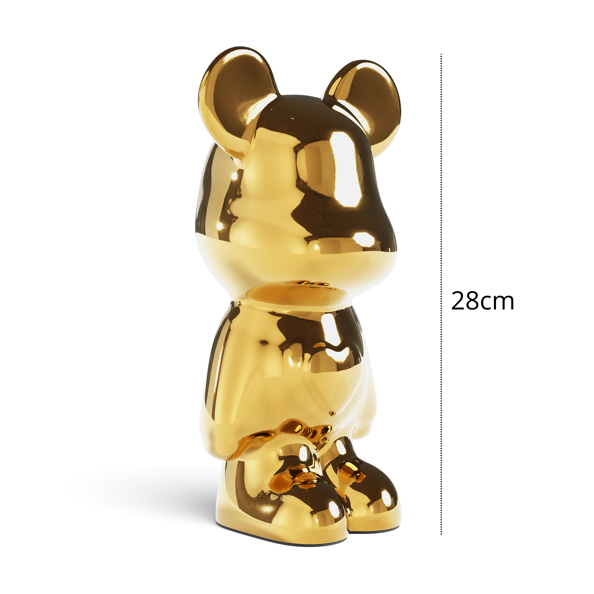 Giulia Grillo Love Bear Design Ornament - Gold Edition