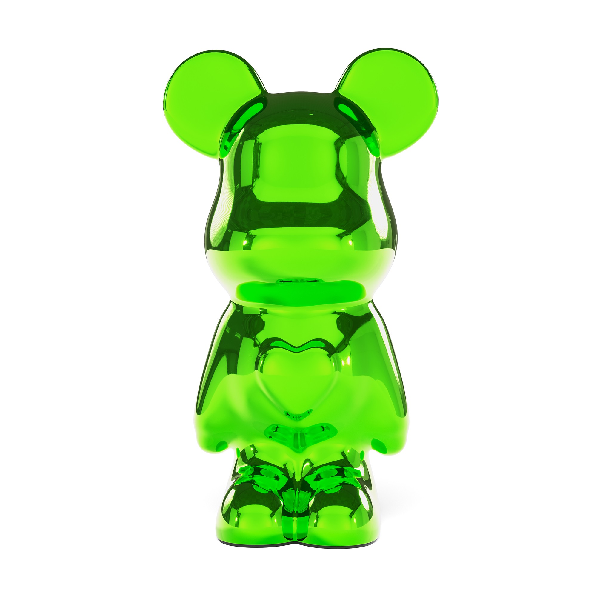 Giulia Grillo ORN60 Love Violence Bear decoration green D