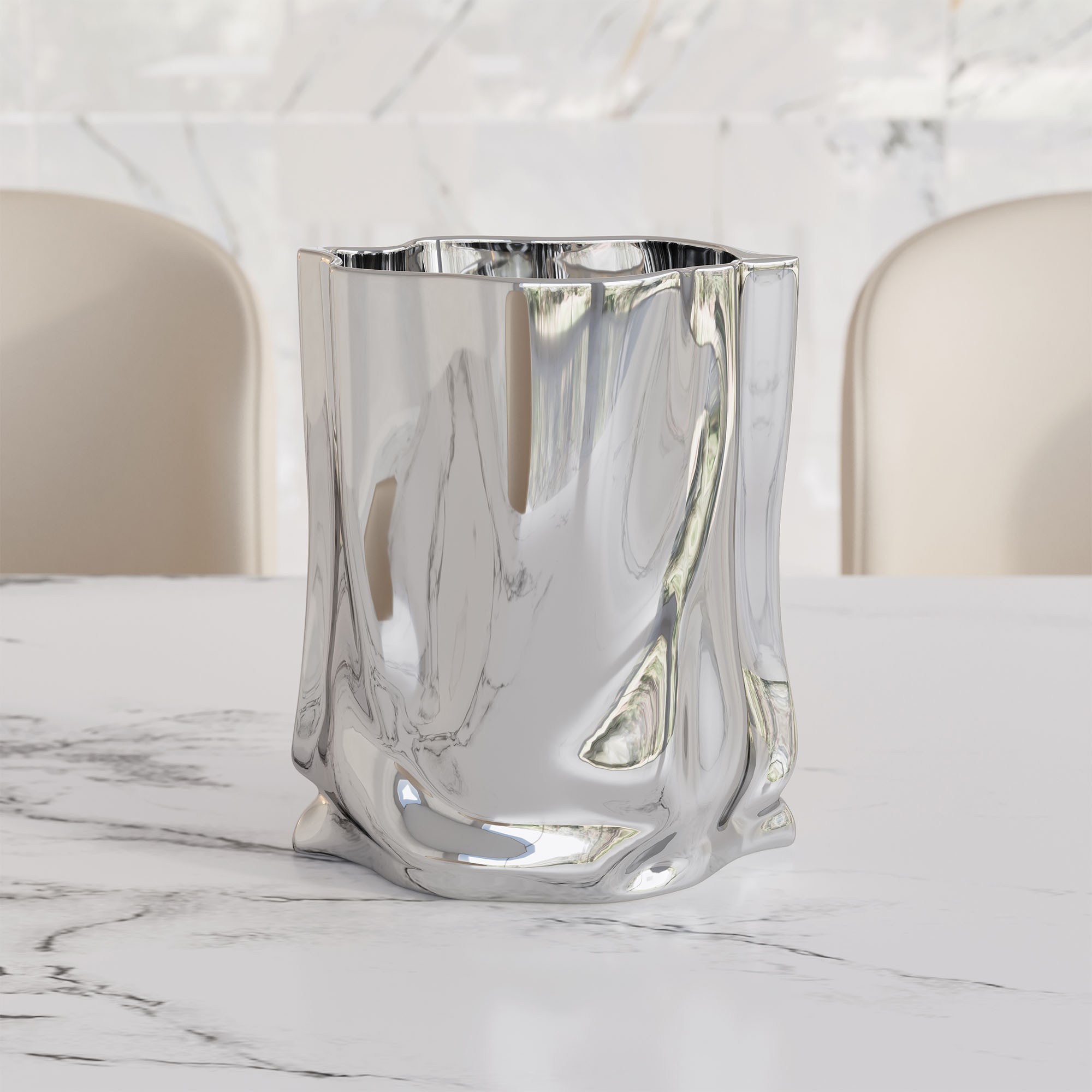 Giulia Grillo Vase design Silver emotions