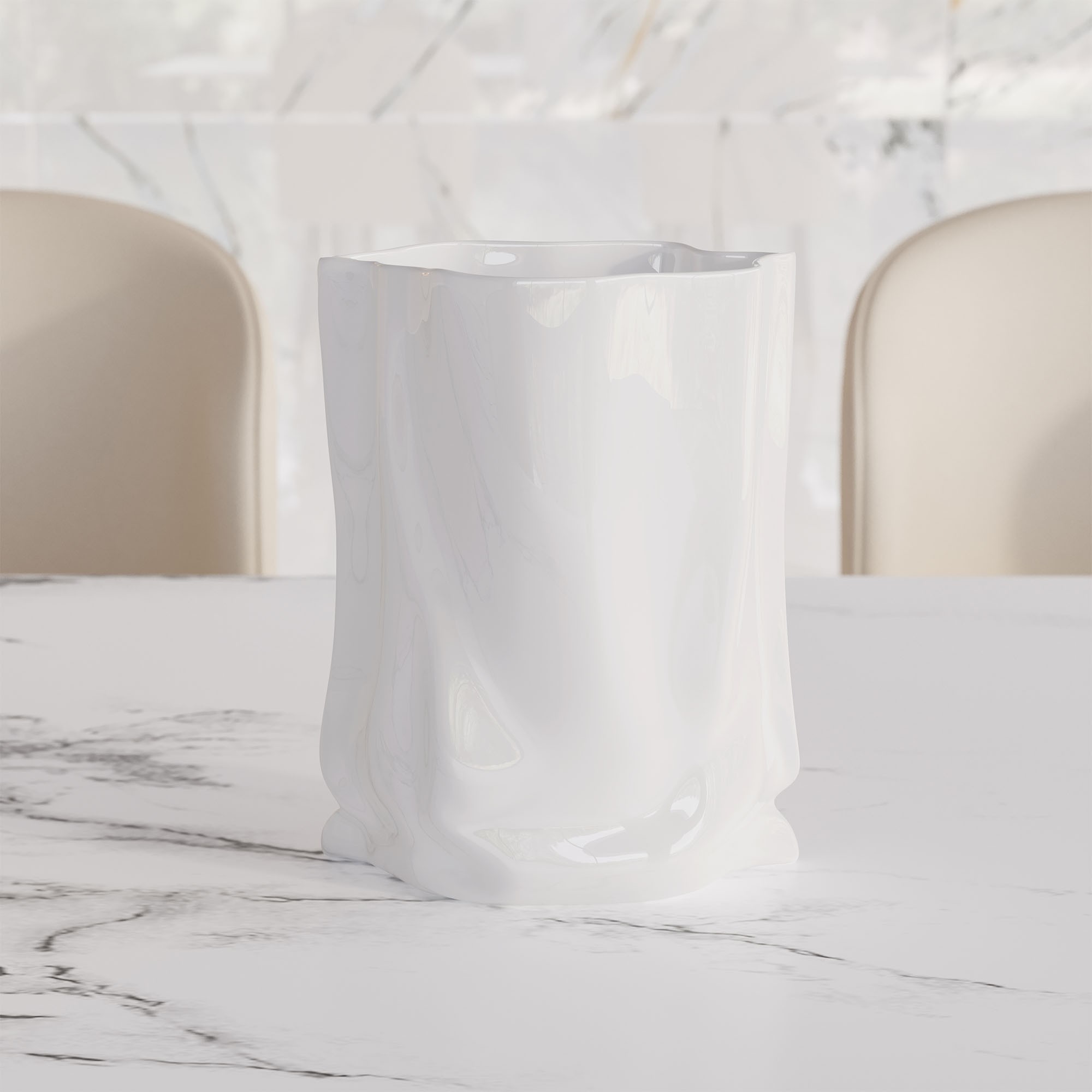 Giulia Grillo Vaso design Emozioni bianche