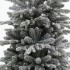 Albero di natale Realistico Slim Innevato Abete Chiome Innevate 180cm