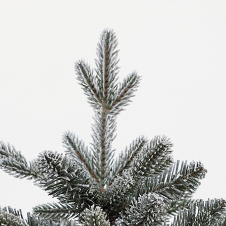 Albero di natale Realistico Slim Innevato Abete Chiome Innevate 180cm