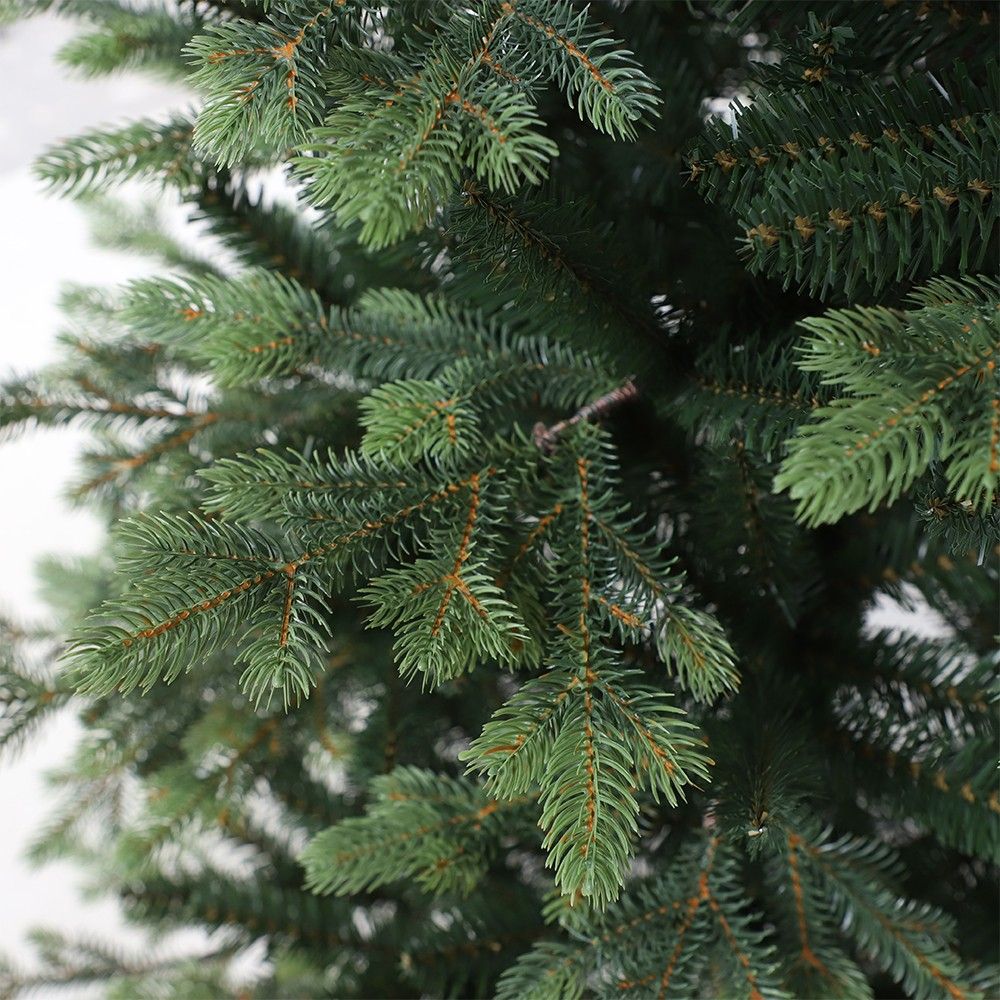 Sapin de Noël réaliste Slim et vert Sapin Merveilleux 180 cm