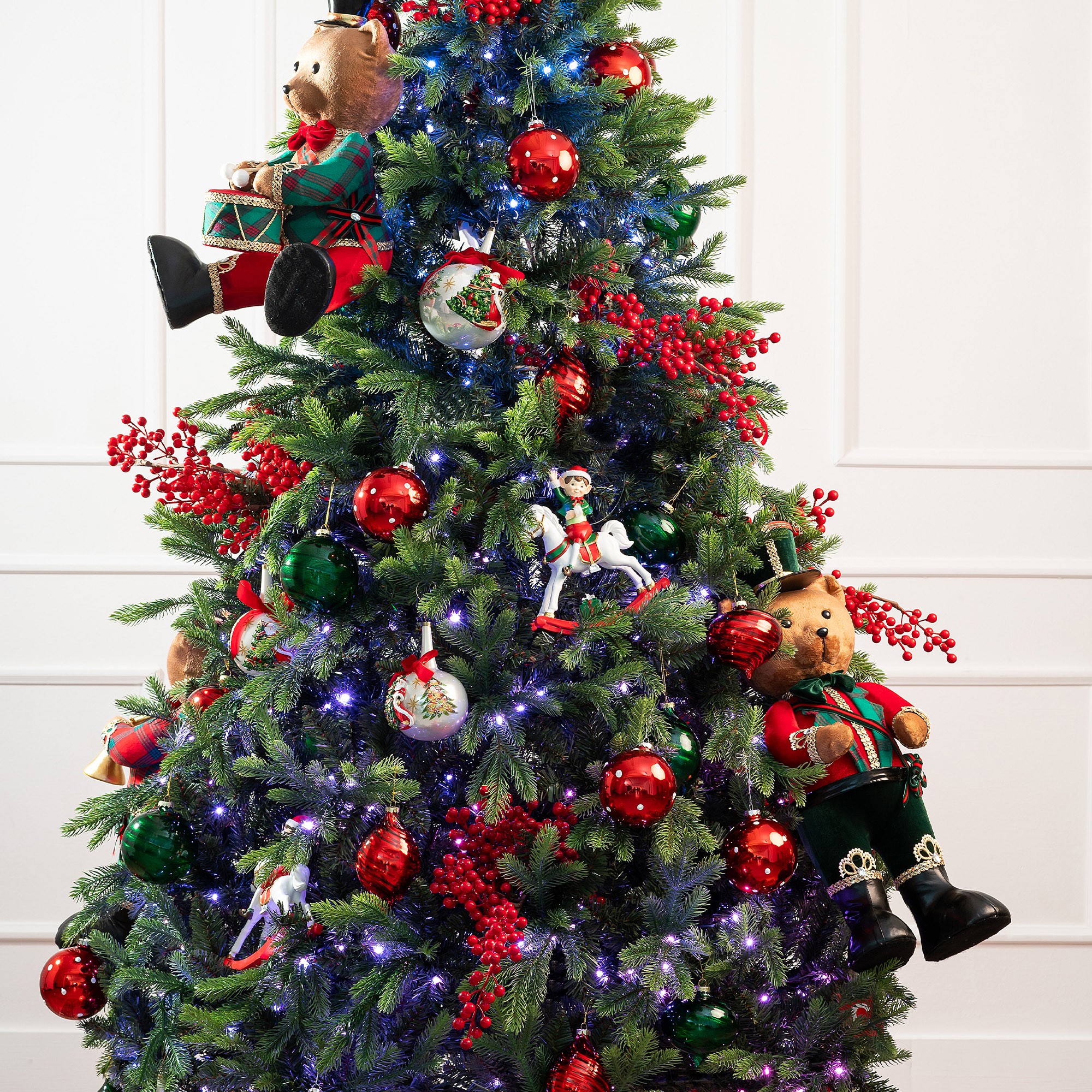 Giulia Grillo Albero di Natale Realistico Con luci Incorporate Colorate RGB 210cm 490 LED Mille e un Abete