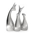 ORN36 Silver-plated deer-Four D