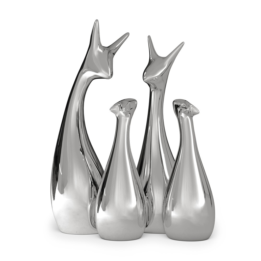 Giulia Grillo ORN36 Silver-plated deer-Four D