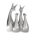 ORN36 Silver-plated deer-Four D