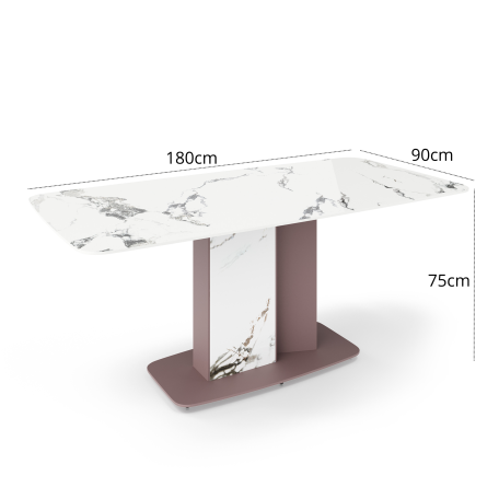 Mesa de diseño Bruxelles 180 cm