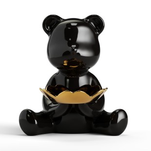 Porte-objets Petit Ours noir