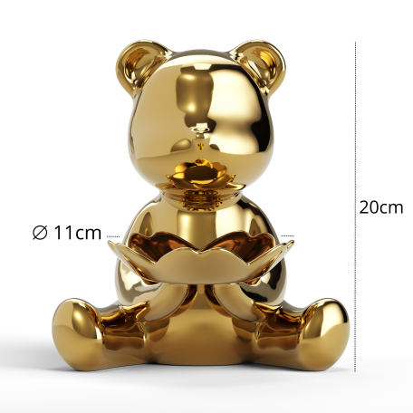 Porte-objets Petit Ours or