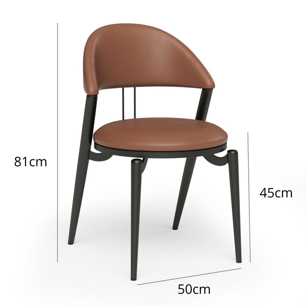 Giulia Grillo Chair Remembrance Brown Design Chair