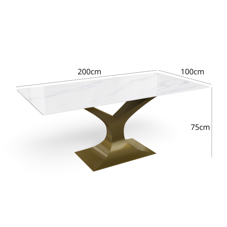 Mesa de diseño Viena 200cm